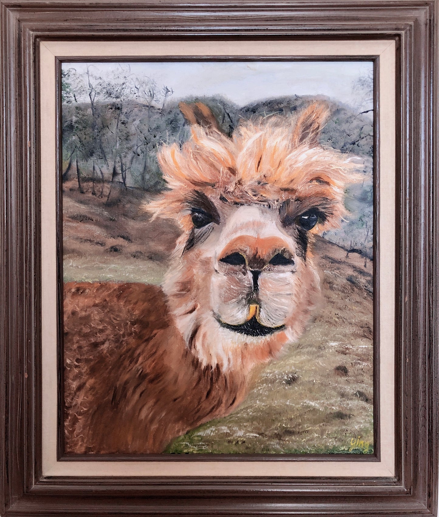 Camel Oil Painting