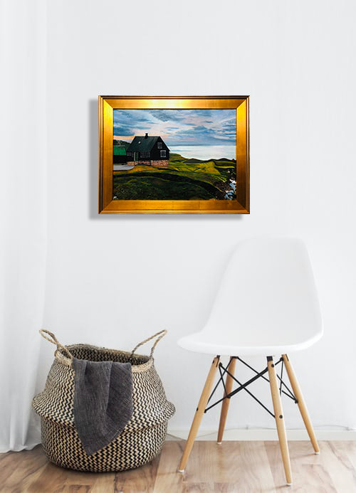 Hometown Oil Painting