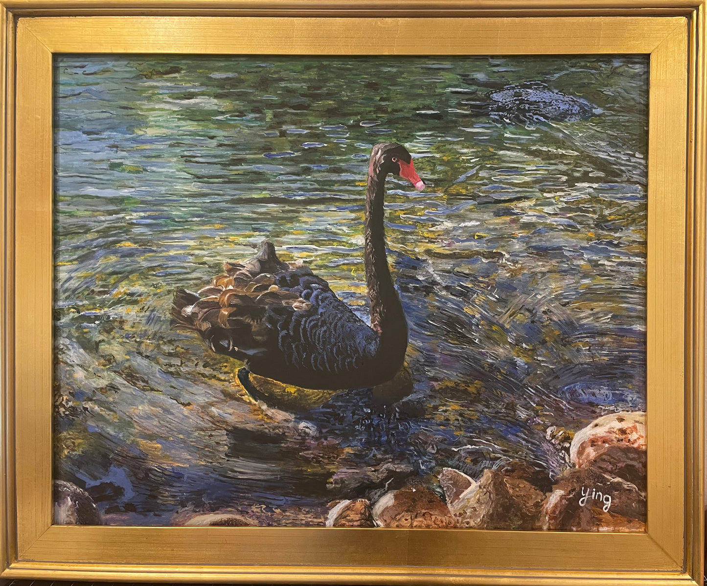 Black Swan Painting