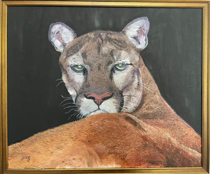 Mountain Lion Painting